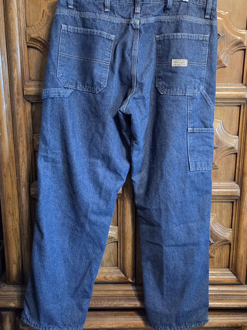 Wrangler Blue Fleece Lined Jeans - Size 34 x 32